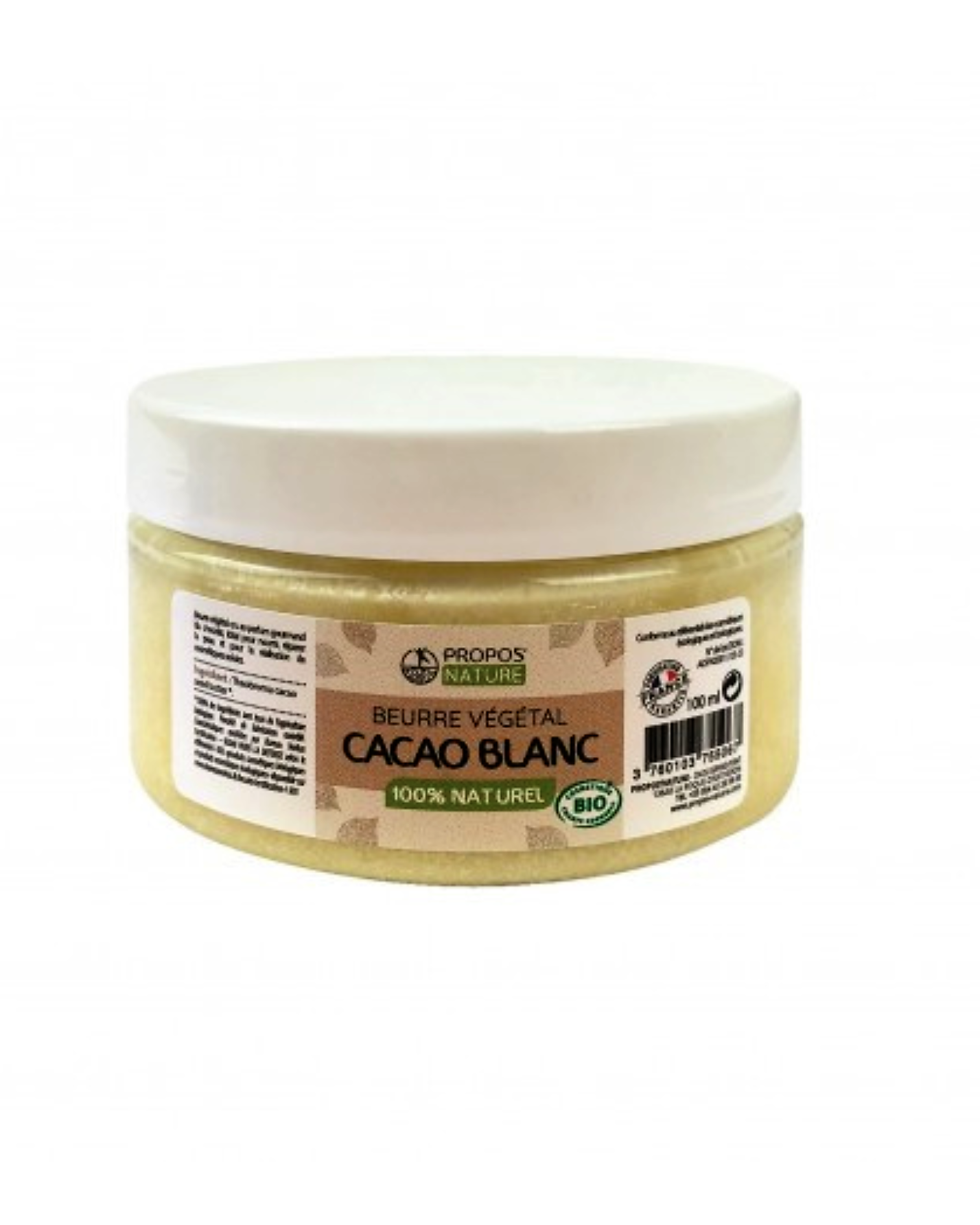 Beurre de cacao certifié BIO en pastilles - Laboratoire Haut-Ségala